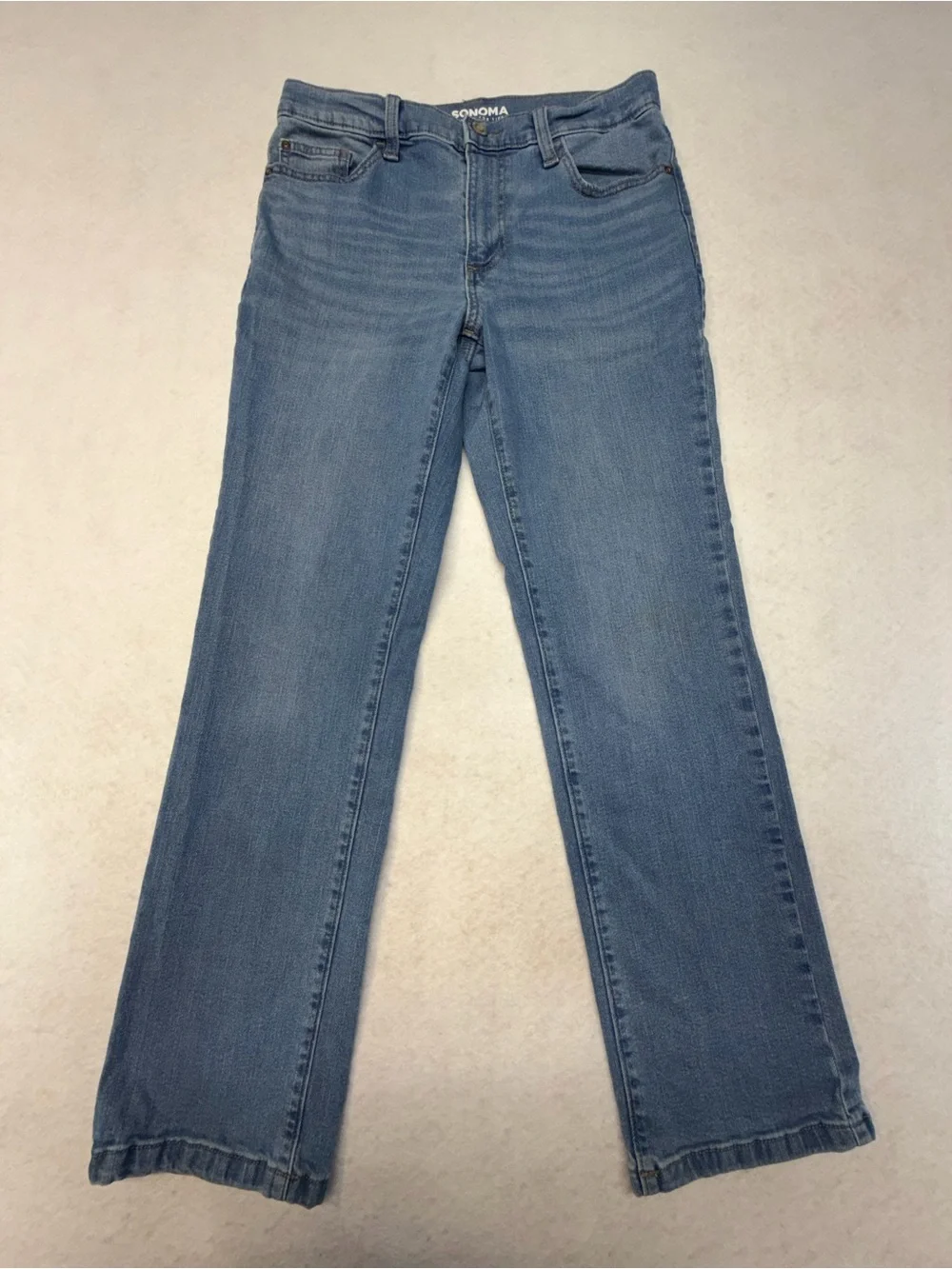 Sonoma Women's Medium Blue Straight Jeans